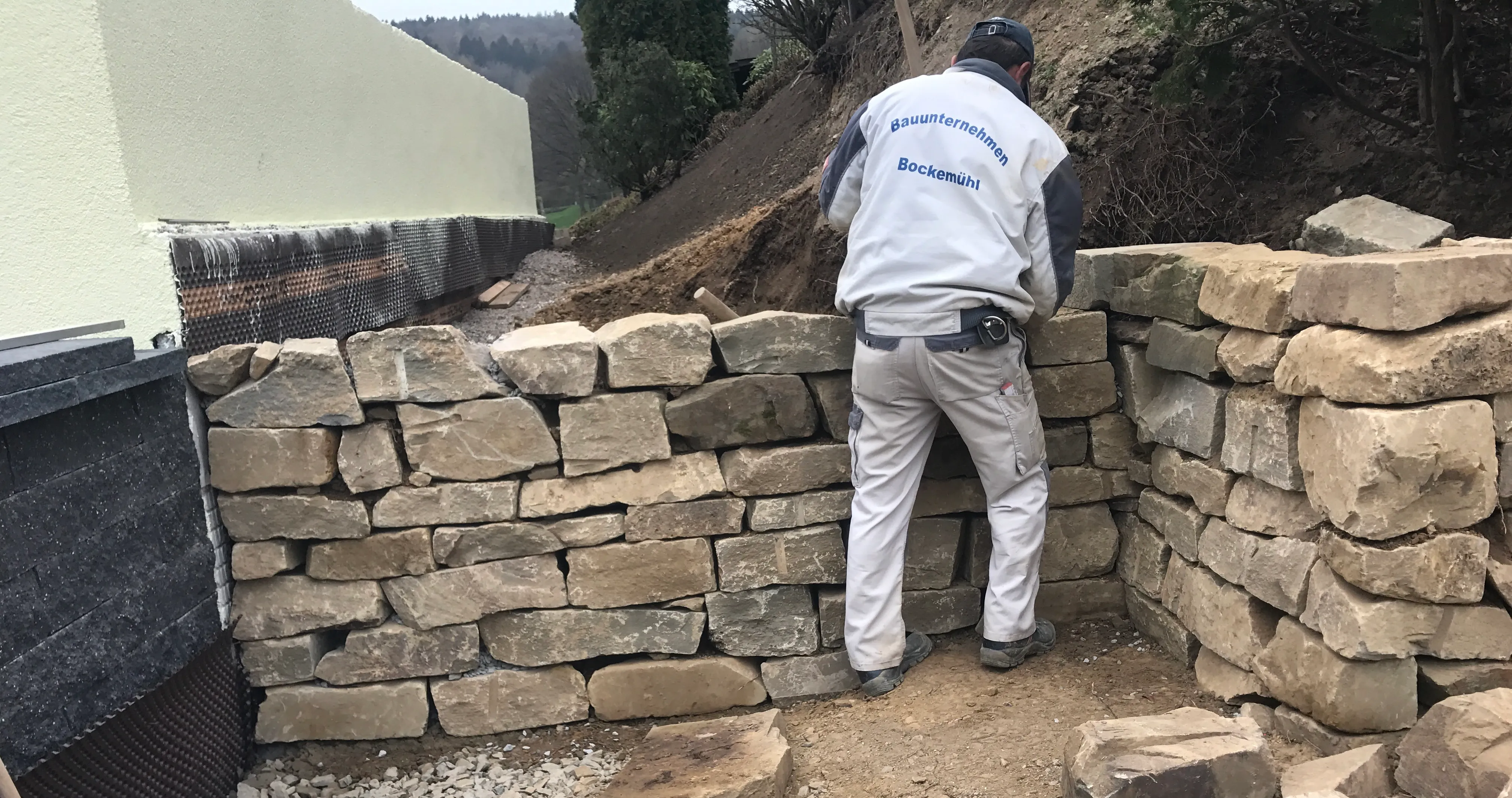 Bauunternehmen Gummersbach Bockemühl – Rohbau, Galabau & Abdichtungen